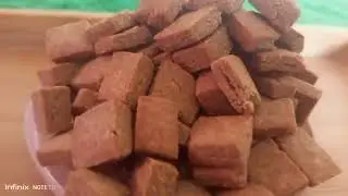 Healthy Chinchin made from whole grain guinea corn (sorgum). For weight loss or healthy lifestyle 