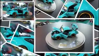 แกะกล่อง Tiffany blue Porsche RWB