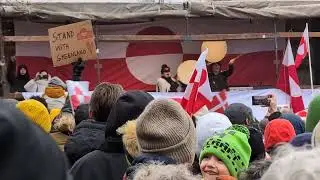 Hands Off Greenland Demonstration - Copenhagen 17-01-2026 - F&aelig;llesang - Sing-along Part 1
