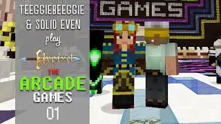 TeeggieBeeggie & Solid Even Play Hypixel Mini Games : Minecraft Arcade Server