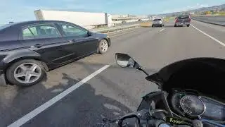 San Francisco to San Jose | I-280 and US 101 | Kawasaki Ninja 400