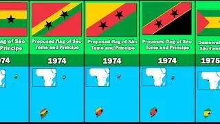Evolution of The S&atilde;o Tom&eacute; and Pr&iacute;ncipe Flag