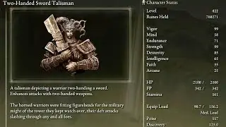 Elden Ring: Two-Handed Sword Talisman Is OP (4K) 15% Damage Increase