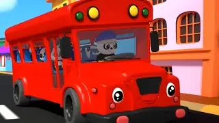 Wheels On The Bus, Preschool Rhyme & Fun Bus Ride for Children