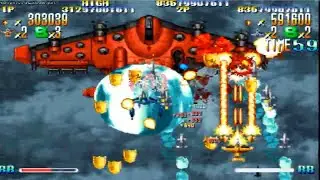 Giga Wing ギガウイング 2 players 1 cc gameplay 07.03.2021 ( Takumi Corporation 1999 )