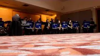 SLC big band playing the theme from 