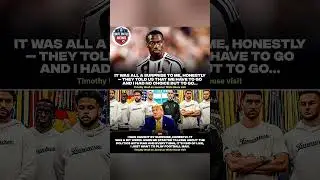 🤯😳 Tim Weah EXPOSES Juventus&rsquo; White House Drama: 'I Was Forced To Go! #football #juventus #iran #usa