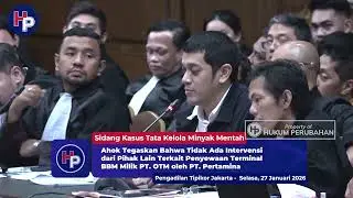 Momen Saat Kerry Adrianto Riza Bertanya Kepada Saksi Basuki Pertamina (2019-2024)