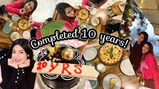 We completed 10 years !!🥳🎊🍾// 