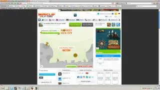 playing flashgames - Monkey Kickoff best and worst kick