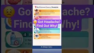 Top 5 Common Causes of Headache 🧠 | How to Prevent Them?