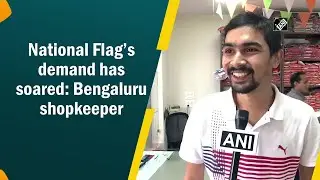 National Flag&rsquo;s demand has soared: Bengaluru shopkeeper