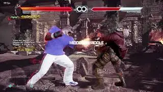 Armor King floor break combo - Tekken 7