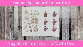 Autumn Splendor Flip thru from @countrymorningcreations and Tag Bob kit from By the Well 4 God.