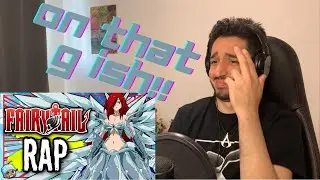 FARAZ SAN REACTS to Erza Scarlet Rap AMV「