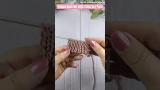 Italian Cast-On with Contrast Yarn #italiancaston #caston #contrastyarn #knittingtutorial