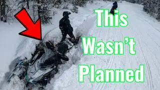 Snowmobile Trail Riding #22 [Moose River Plains to Stillwater NY | Long Trail Ride]