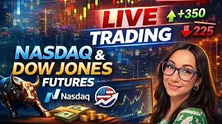 DayTrading Live! DowJones YM and Nasdaq NQ 📈Prop Firms
