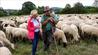 Martina Fehlner im Gespr&auml;ch mit Theo Merkel, Sch&auml;fer aus Niedernberg