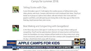 Apple offering FREE summer camp for kids!