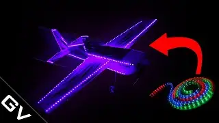 I covered a plane in LED STRIPS