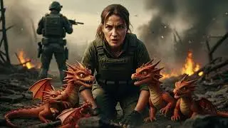 Human Girl Shielded the Red Alien Dragon Pack With Her Life Then