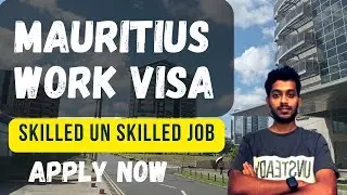 Mauritius Job vacancy open now Skilled and unskilled job apply now 