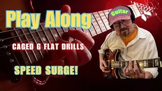 G Flat Major Scale Practice: CAGED Positions at 80 BPM (Eighth-Note Down-Up Drills)