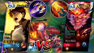 PERTARUHAN MMR‼️GLOBAL YIN VS GLOBAL SUN GILA SIH HARD GAME BANGET😱 - TOP GLOBAL YIN GAMEPLAY