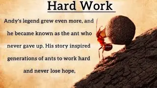 Hard work English speaking Story || Short moral stories || short Motivational Story ||
