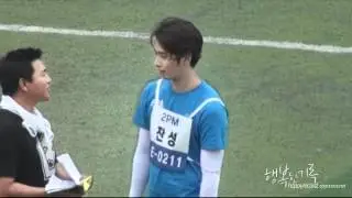 [FANCAM] 120710 MBC Idol Olympics Filming (Chansung focused)