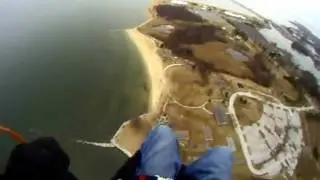 powered paragliding sandy point.wmv