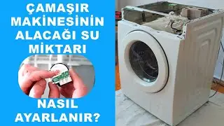 Cum se reglează cantitatea de apă luată de mașina de spălat?