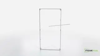 How to install foldable fabric exhibition stand ？
