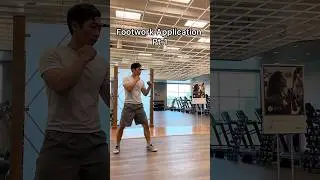 Footwork Application Pt.1 - #martialarts #boxing #taekwondo #kickboxing #karate #mma #muaythai