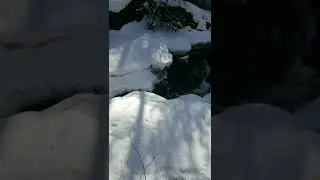 Ice formations at Dave's Falls Amberg, WI 3/11/23