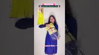 Meesho Beautiful Sharara Sets #meesho #haul #shorts #outfit #viral #shortvideo #shopping