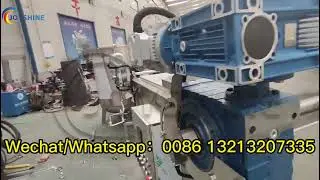 Round LPG LNG heating fryer with automatic feeding and discharge