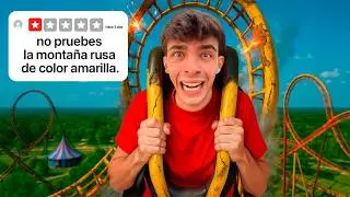 Probé Parques de Atracciones con Malas Reseñas