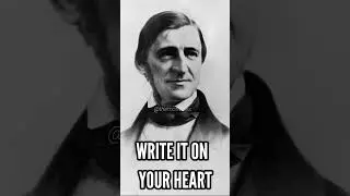 WRITE IT ON YOUR HEART THAT INSPIRATIONAL QUOTE BY RALPH WALDO EMERSON || #shorts #themotivibes