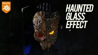 Haunted Glass Effect using LightPaths