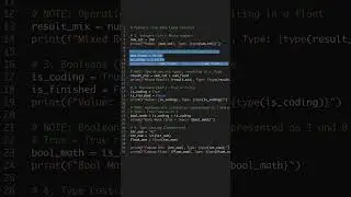 Python Data Types in 60 Seconds - Int, Float, Bool #shorts