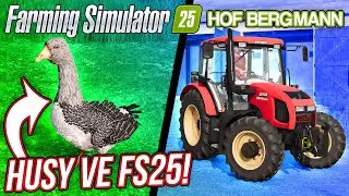 HUSY VE FS25 aneb NOVÁ VERZE HOF BERGMANNU! | Farming Simulator 25 Hof Bergmann #06