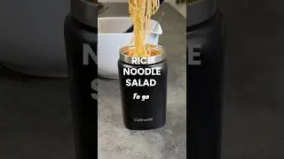TO GO - Rice noodle salad ✨ Link in bio for all products used isn the video #ricenoodles #recipe