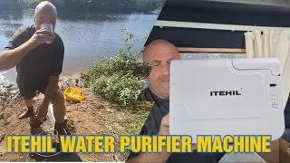 TESTING OUT THE ITEHIL WATER PURIFIER MACHINE  #campervanlife #vanlife #lifeontheroad #vanlifers