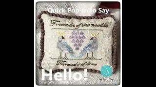 Quick Pop In to say Hello and share a Free Pattern