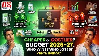 Union Budget 2026&ndash;27: What Gets Cheaper & What Gets Costlier? Price Hikes vs Tax Relief