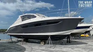 Color Change Yacht Wrap by The Wrap Factory Inc.  Holiday FL.