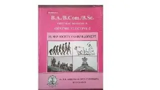 Br ambedkar open university 2 semester human society and development Previous questions 2019_2024
