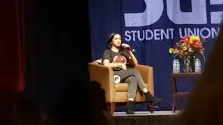 Camila Mendes Talking at ISU After Dark